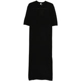 Abito lungo in maglia in nero Toteme - donna 