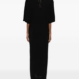 Abito lungo in maglia in nero Toteme - donna 