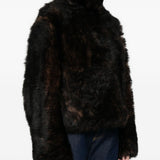 Giacca in shearling in marrone Toteme - donna 