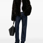 Giacca in shearling in marrone Toteme - donna 