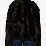 Giacca in shearling in marrone Toteme - donna 