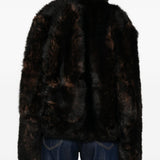 Giacca in shearling in marrone Toteme - donna 