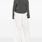 Maglione a mantella  in cashmere in grigio Toteme - donna 