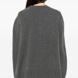 Maglione a mantella  in cashmere in grigio Toteme - donna 
