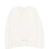 Maglione a mantella  in cashmere in bianco Toteme - donna 