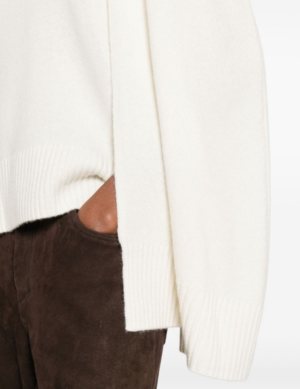 Maglione a mantella  in cashmere in bianco Toteme - donna 