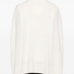 Maglione a mantella  in cashmere in bianco Toteme - donna 