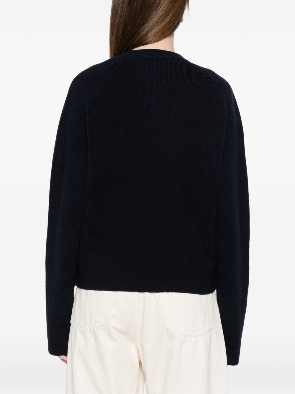Cardigan con bottoni dorati in nero Toteme - donna 