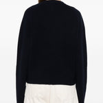 Cardigan con bottoni dorati in nero Toteme - donna 
