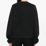 Cardigan con bottoni dorati in grigio Toteme - donna 