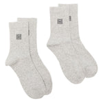 Calzini con logo set da due in grigio Toteme - donna 