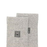 Calzini con logo set da due in grigio Toteme - donna 
