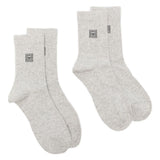 Calzini con logo set da due in grigio Toteme - donna 