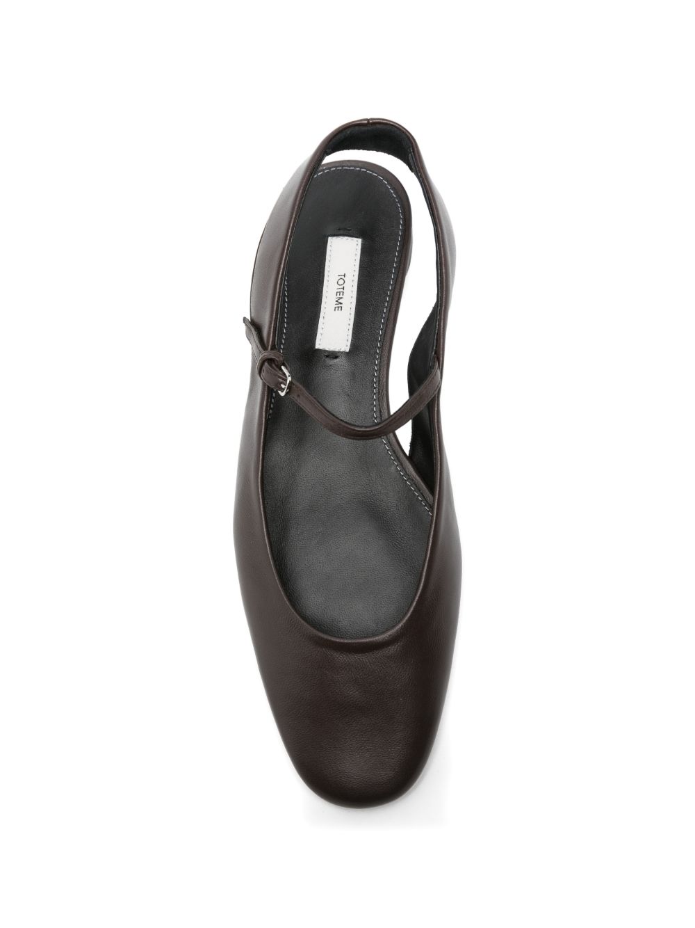 Ballerine con cinturinio in marrone Toteme - donna 