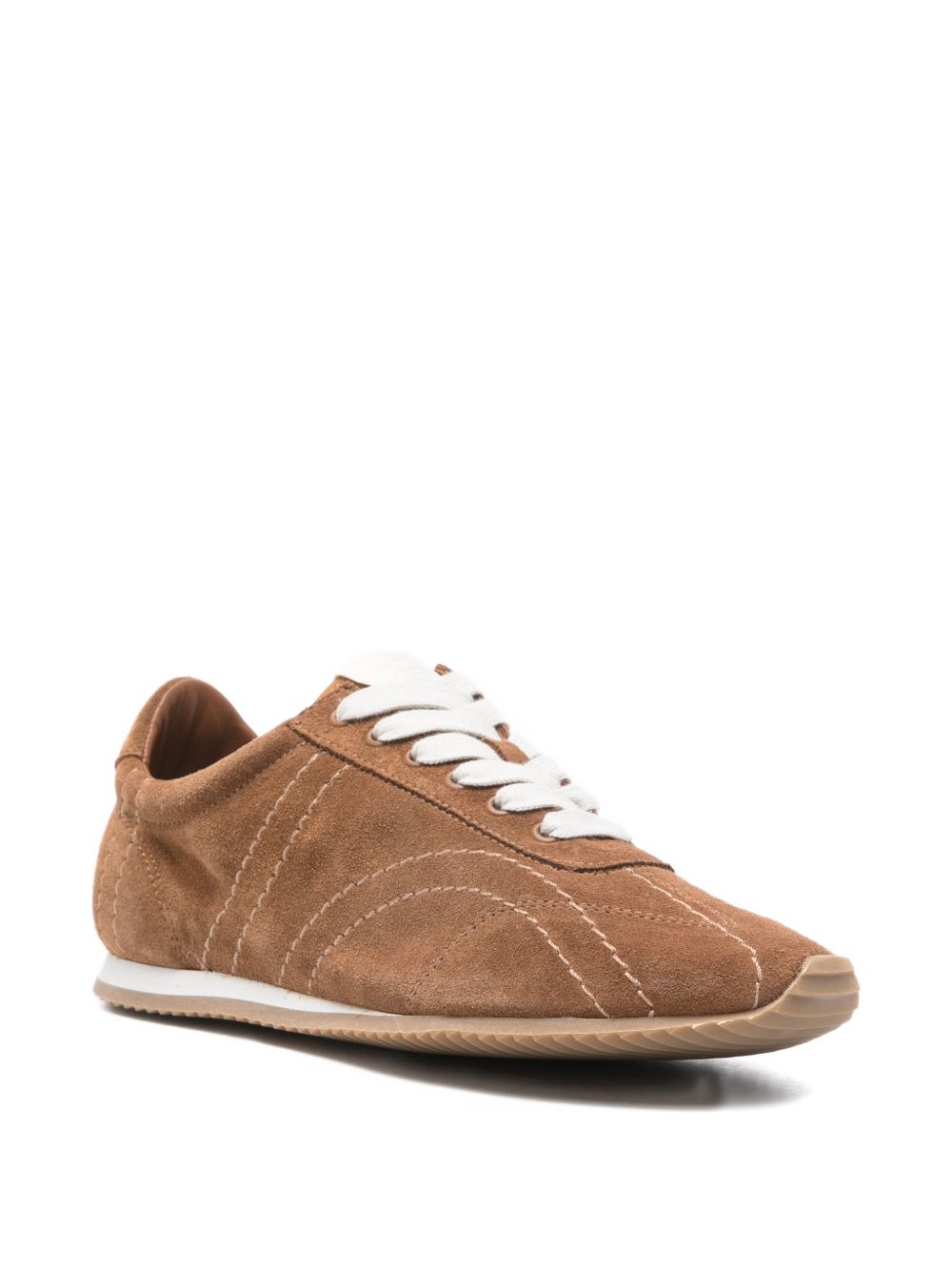 Sneakers Flex in pelle scamosciata in marrone Toteme - donna 