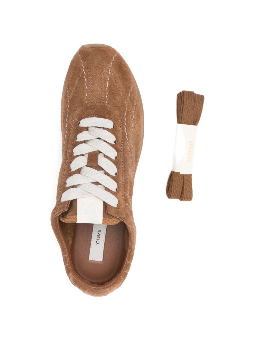 Sneakers Flex in pelle scamosciata in marrone Toteme - donna 