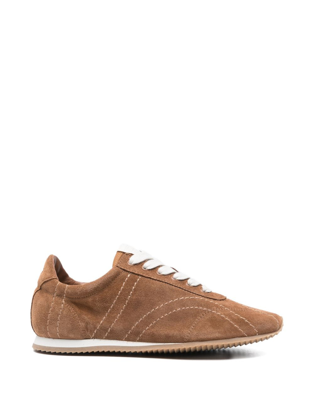 Sneakers Flex in pelle scamosciata in marrone Toteme - donna 
