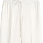 Pantaloni satinati con coulisse in beige Toteme - donna 