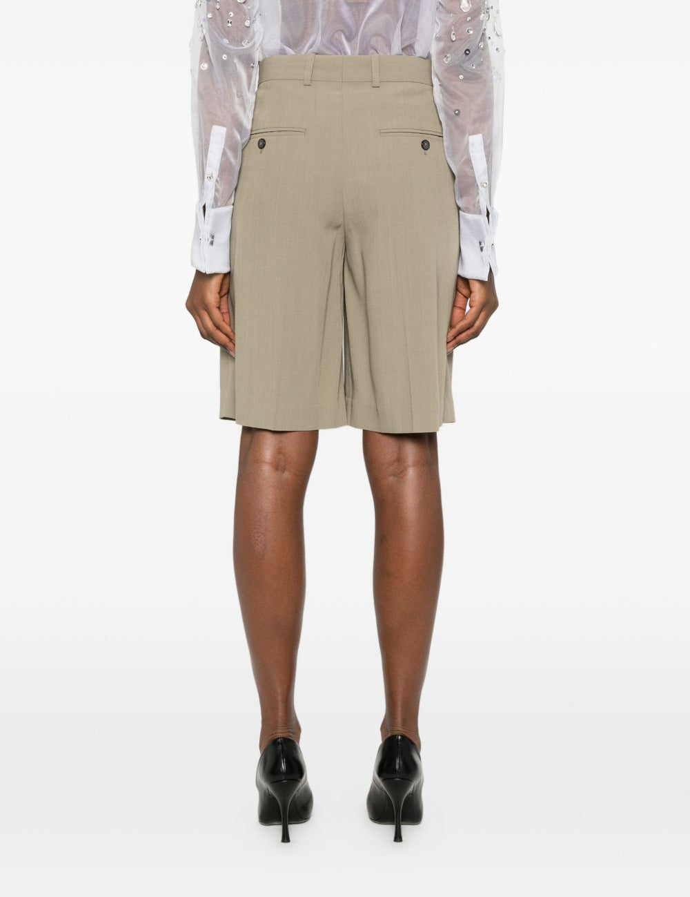 Shorts ampi in grigio Toteme - donna 