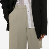 Shorts ampi in grigio Toteme - donna 