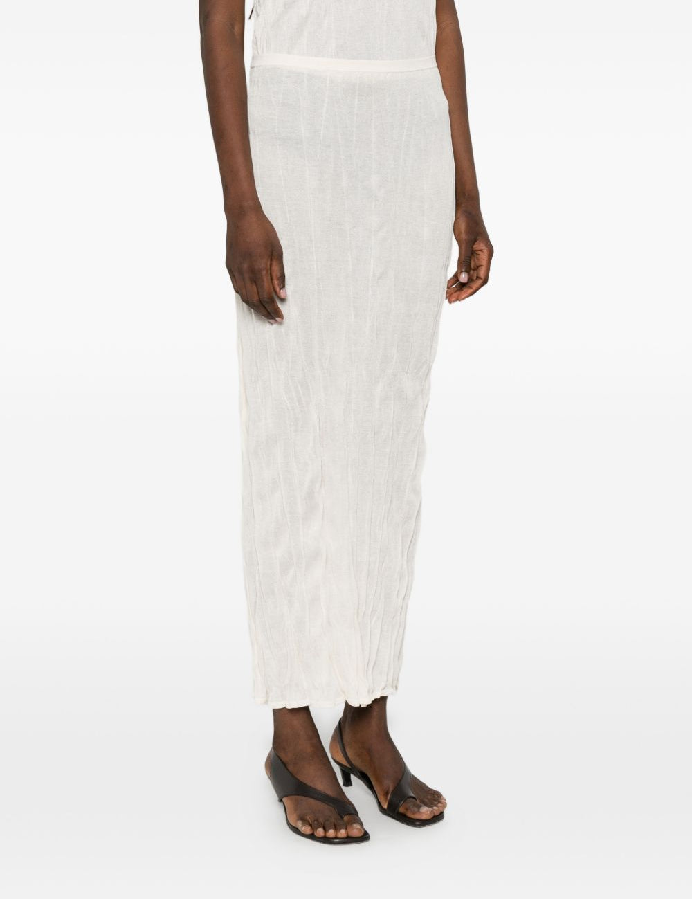 Gonna a tubino in beige Toteme - donna 