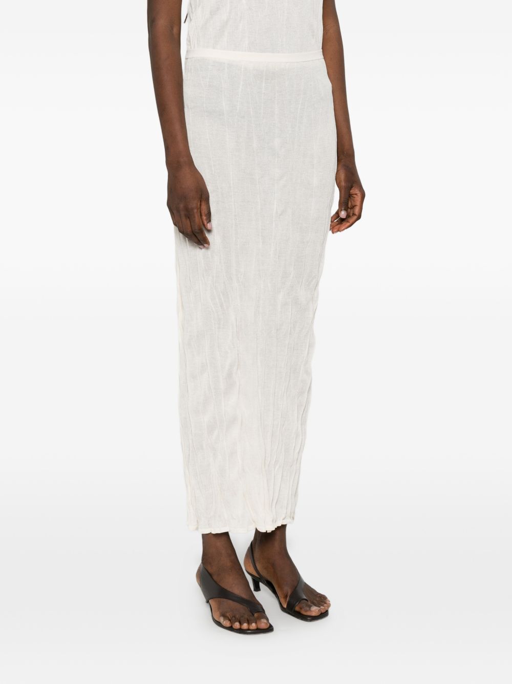Gonna a tubino in beige Toteme - donna 