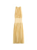 Abito lungo con arricciature in giallo Toteme - donna