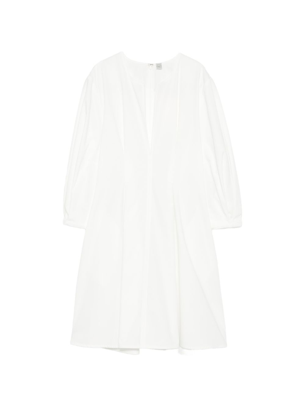 Abito con maniche balloon in bianco Toteme - donna 