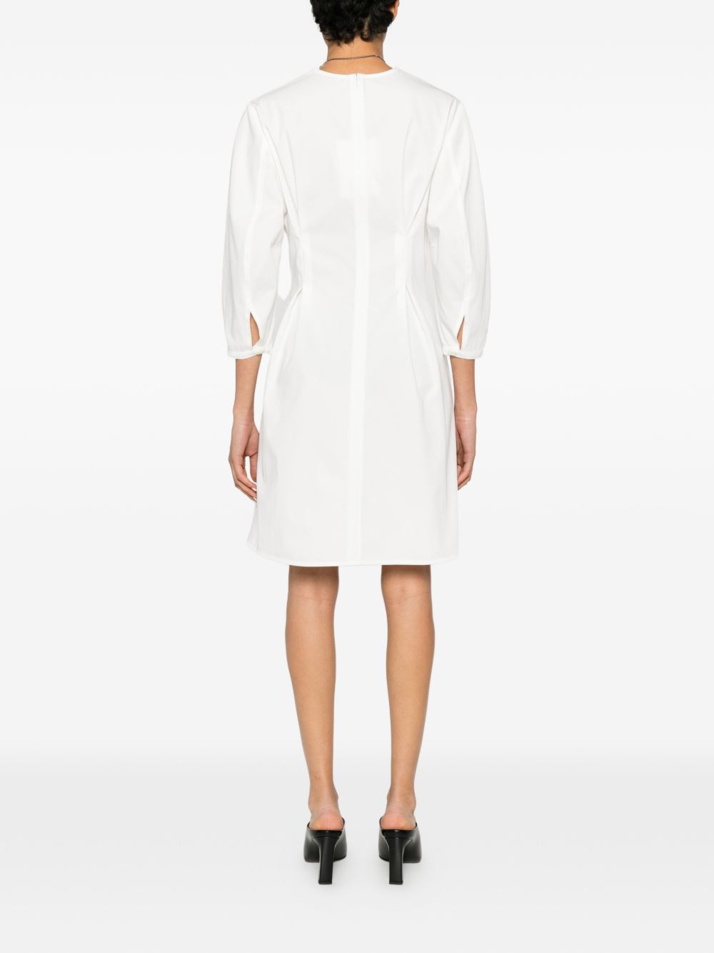 Abito con maniche balloon in bianco Toteme - donna 