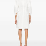 Abito con maniche balloon in bianco Toteme - donna 