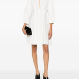 Abito con maniche balloon in bianco Toteme - donna 