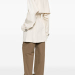 Trench doppiopetto con cintura in avorio Toteme - donna 