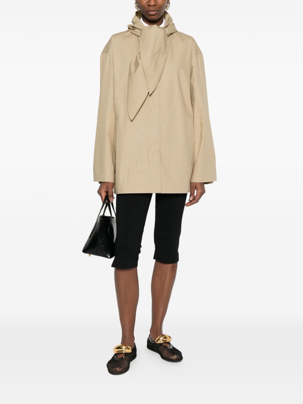 Giacca tecnica con sciarpa  in beige Toteme - donna 