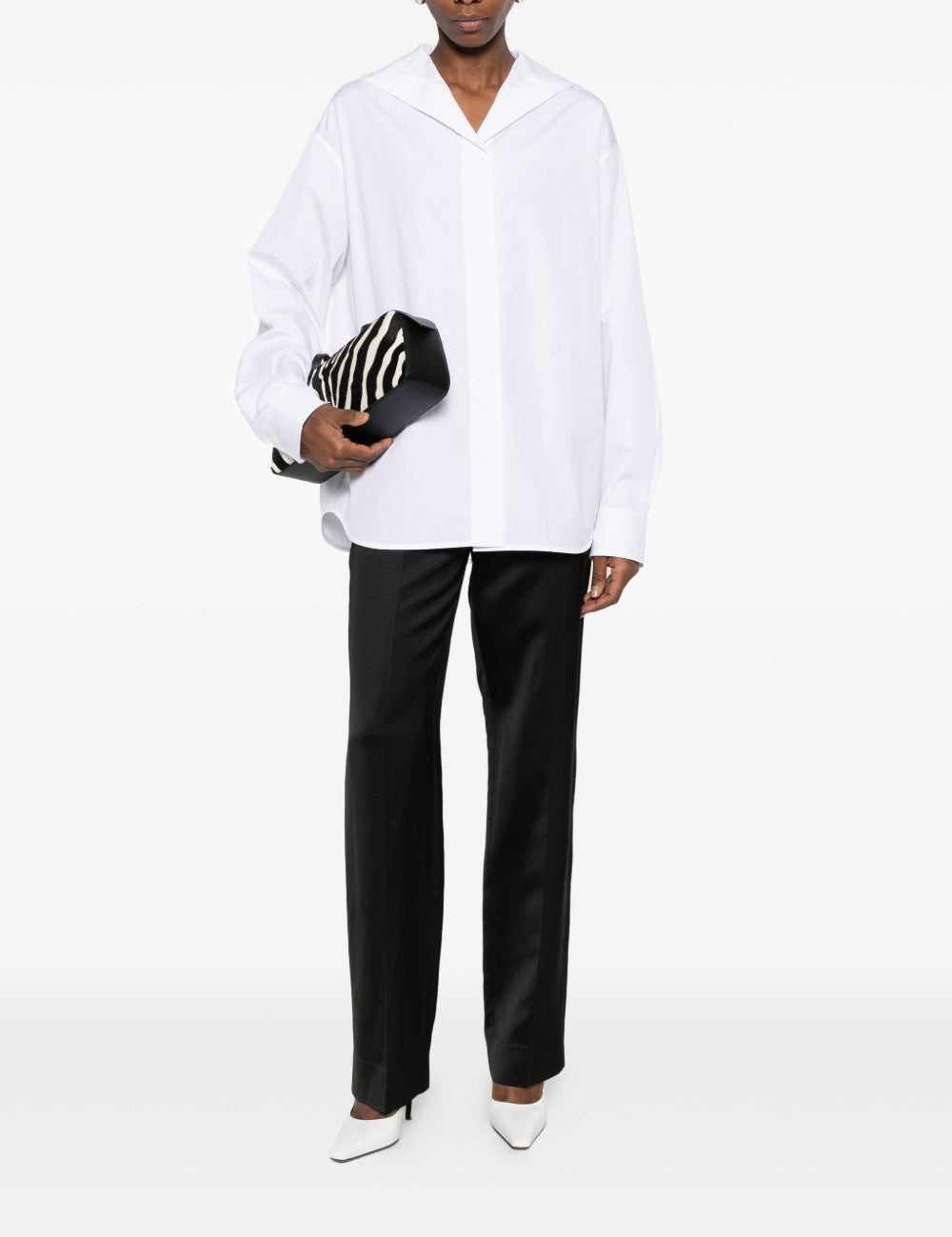 Camicia con bottoni in bianco Toteme - donna 