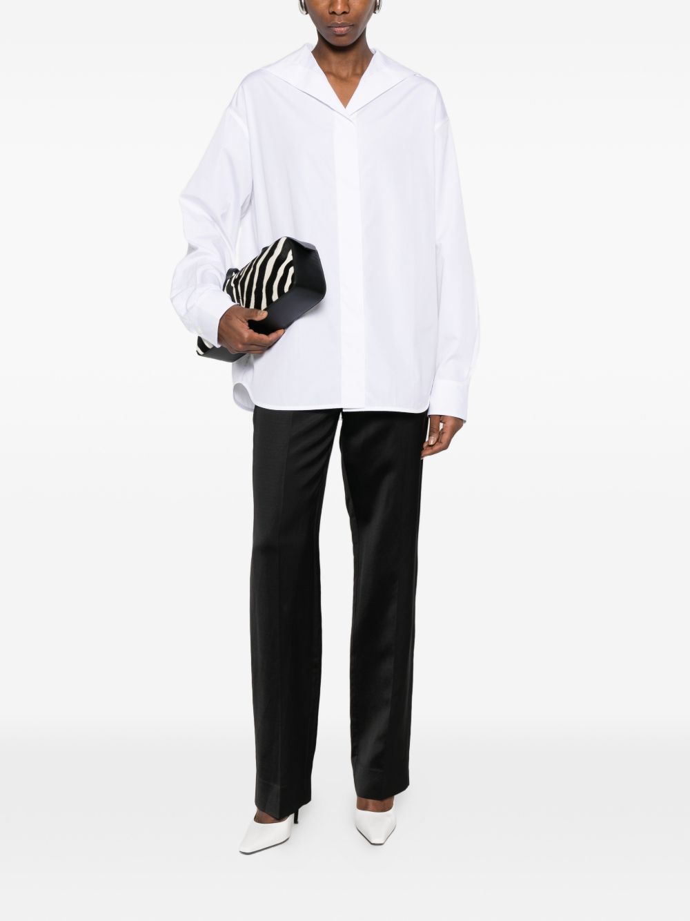 Camicia con bottoni in bianco Toteme - donna 