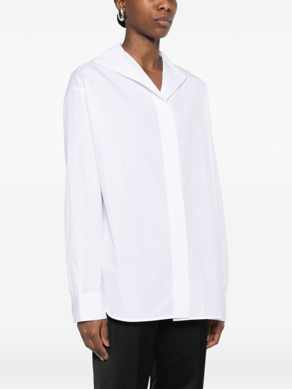 Camicia con bottoni in bianco Toteme - donna 