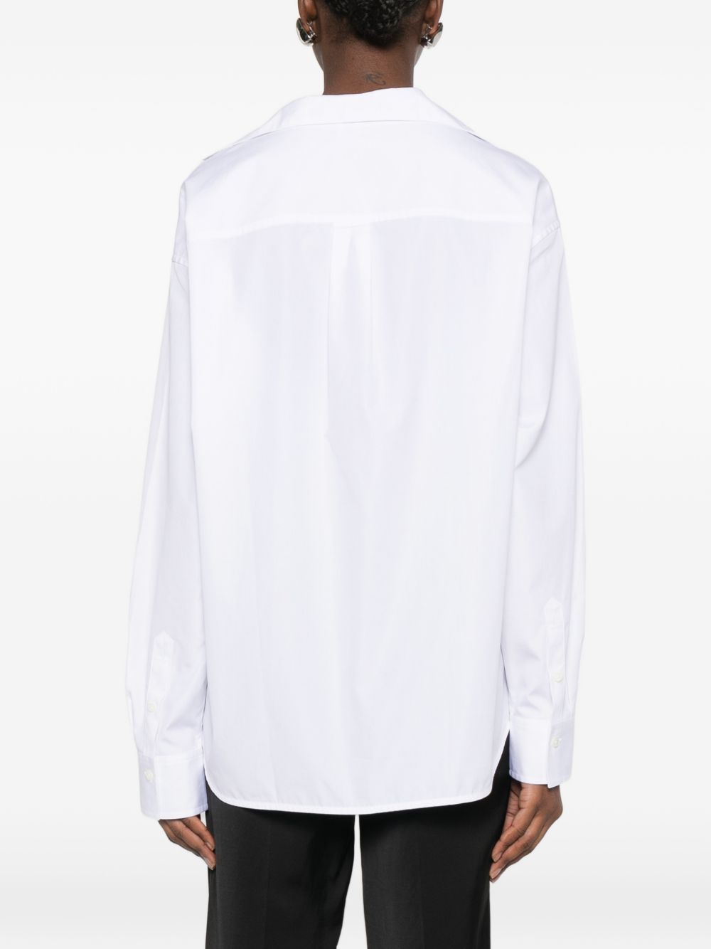 Camicia con bottoni in bianco Toteme - donna 