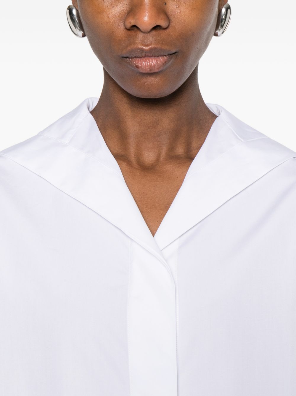 Camicia con bottoni in bianco Toteme - donna 