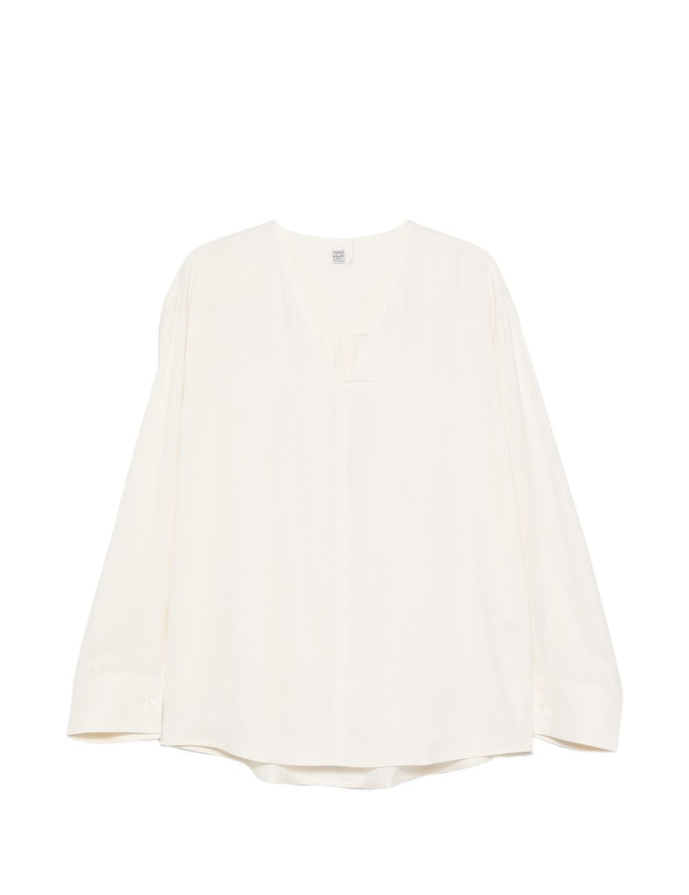 Blusa con scollo a V in bianco Toteme - donna 