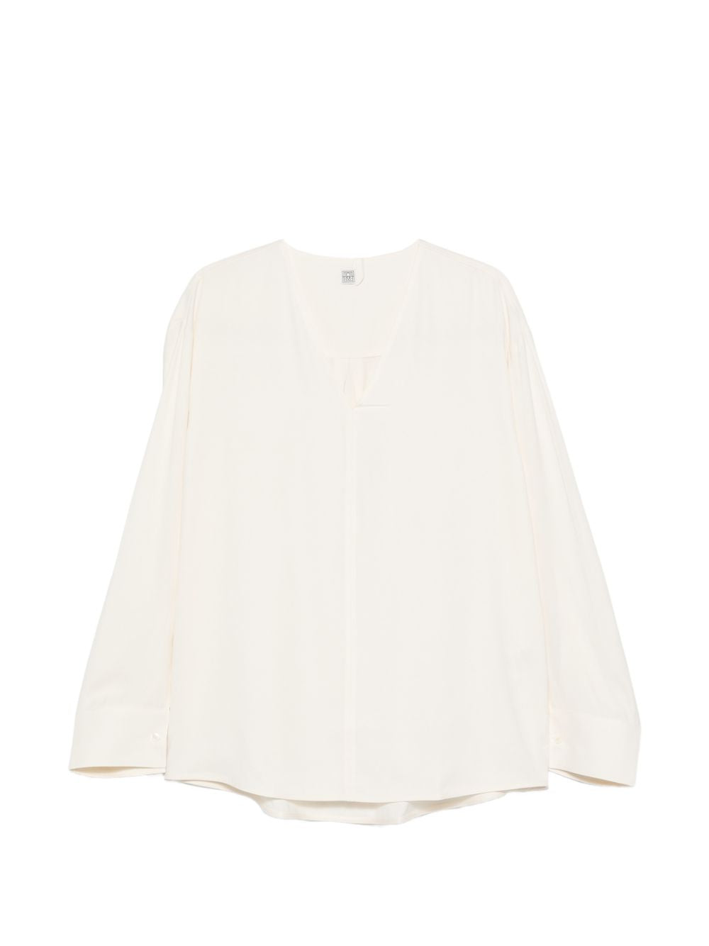 Blusa con scollo a V in bianco Toteme - donna 