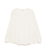 Blusa con scollo a V in bianco Toteme - donna 