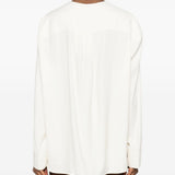 Blusa con scollo a V in bianco Toteme - donna 