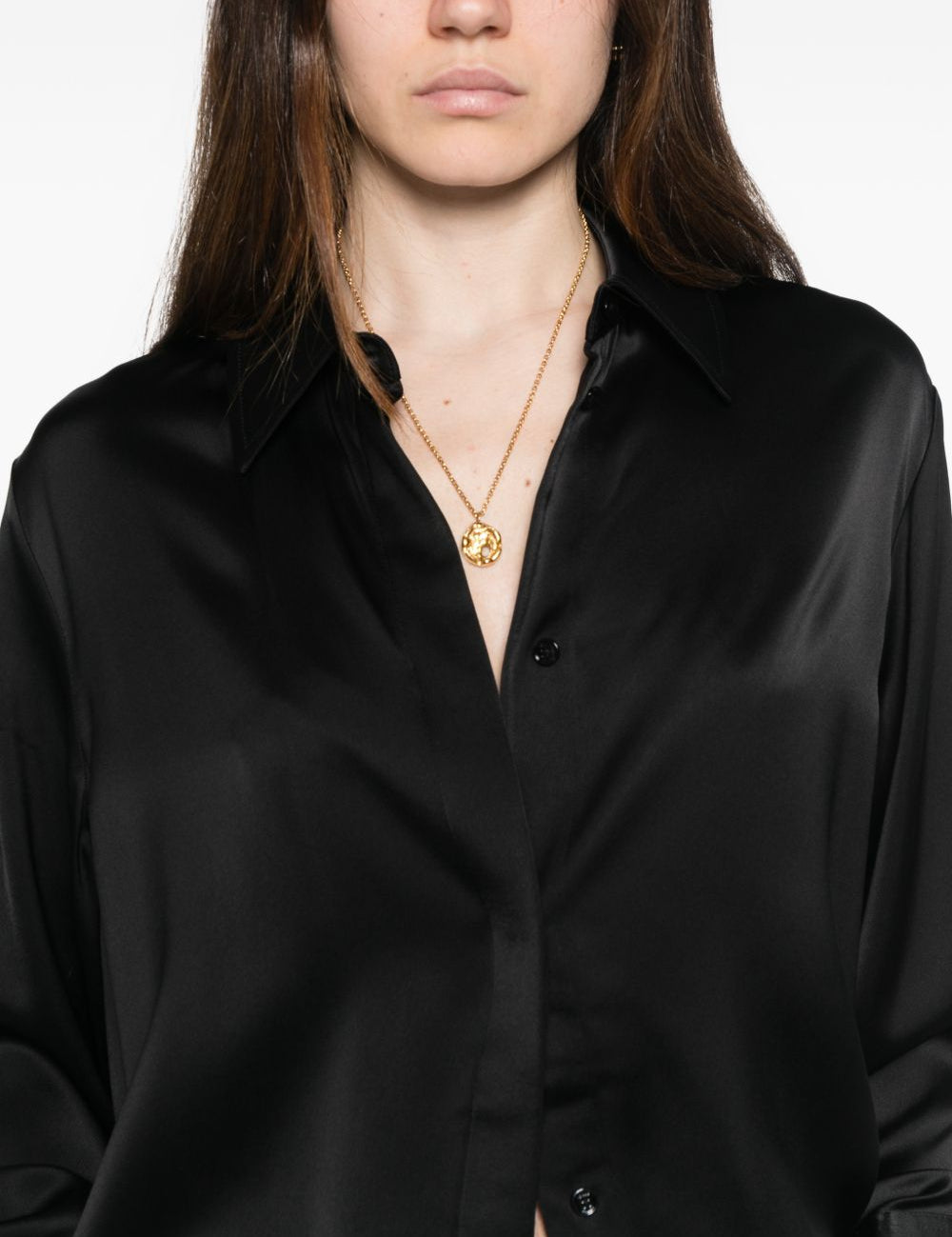 Camicia soft tuxedo in nero Toteme - donna 