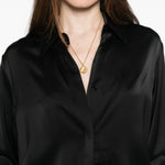 Camicia soft tuxedo in nero Toteme - donna 