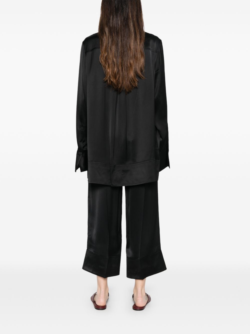 Camicia soft tuxedo in nero Toteme - donna 