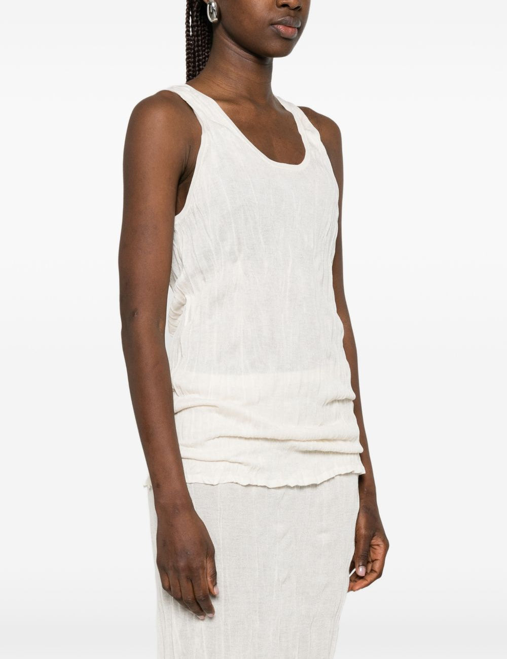 Top goffrato in bianco Toteme - donna 