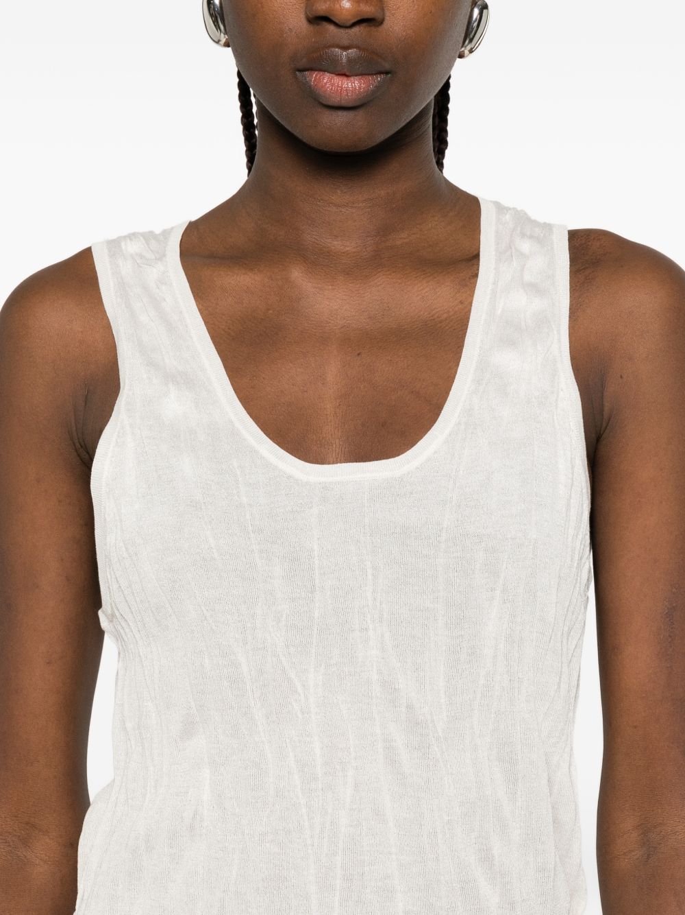 Top goffrato in bianco Toteme - donna 