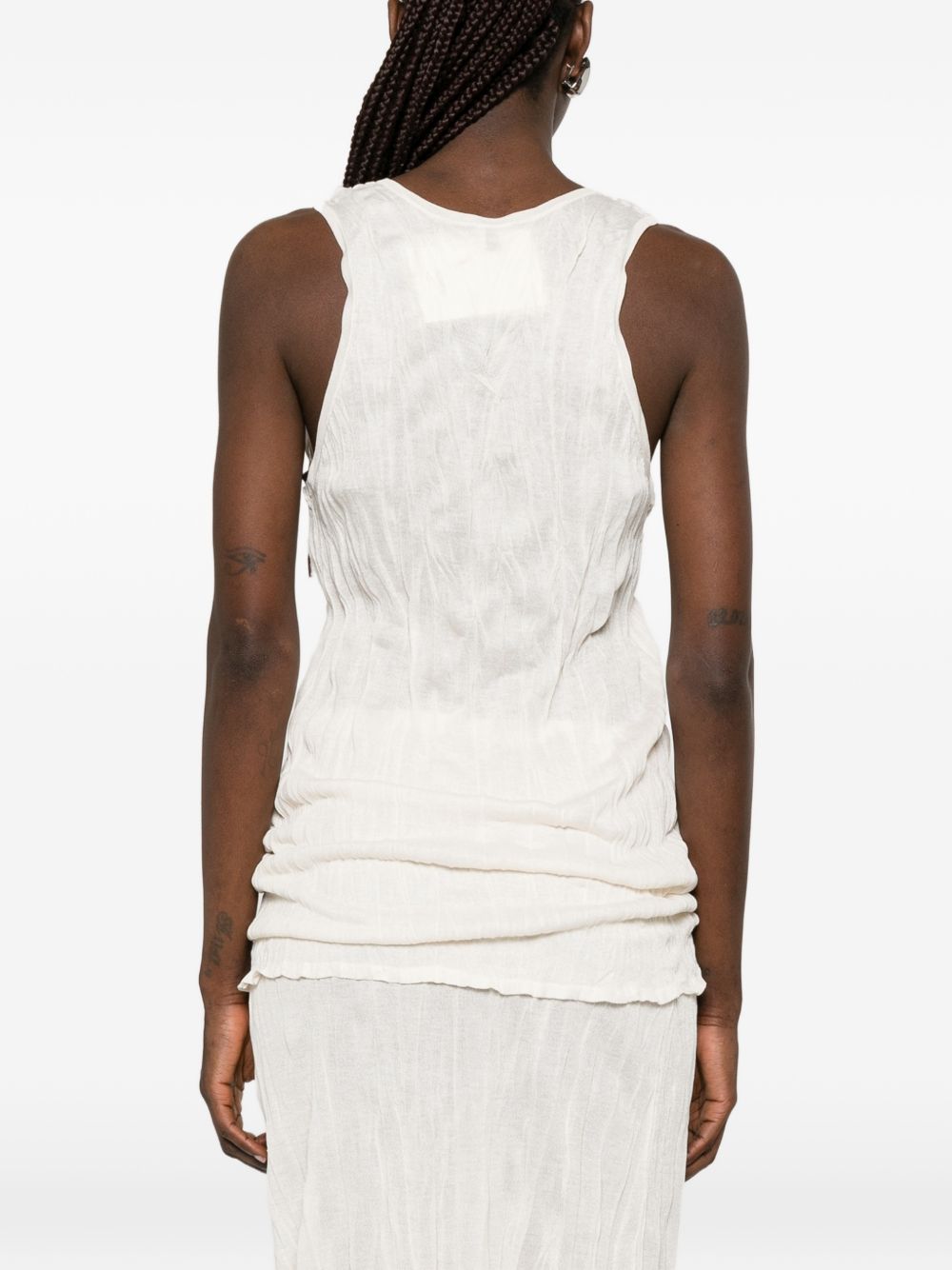 Top goffrato in bianco Toteme - donna 