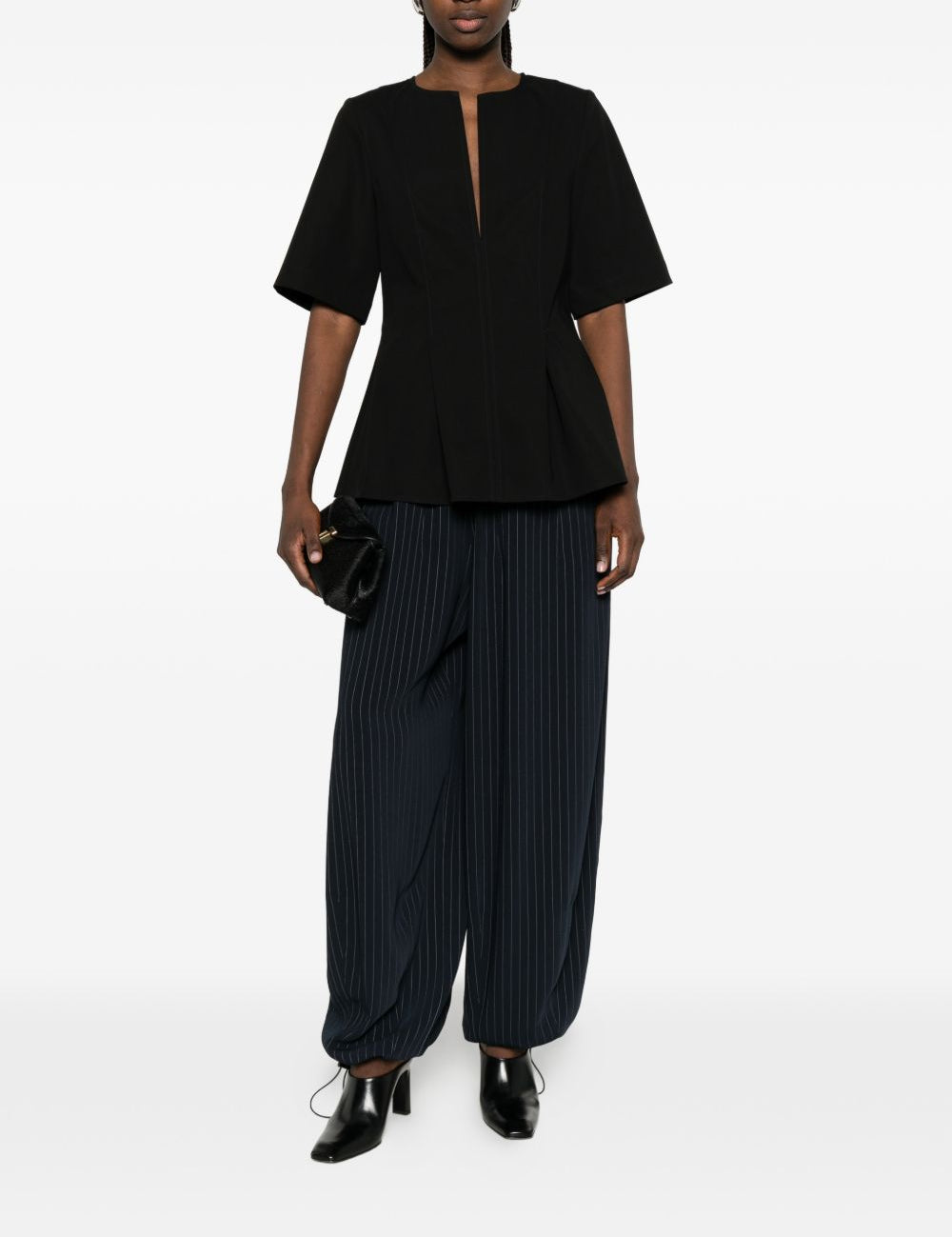 Top in cotone in neroToteme - donna 