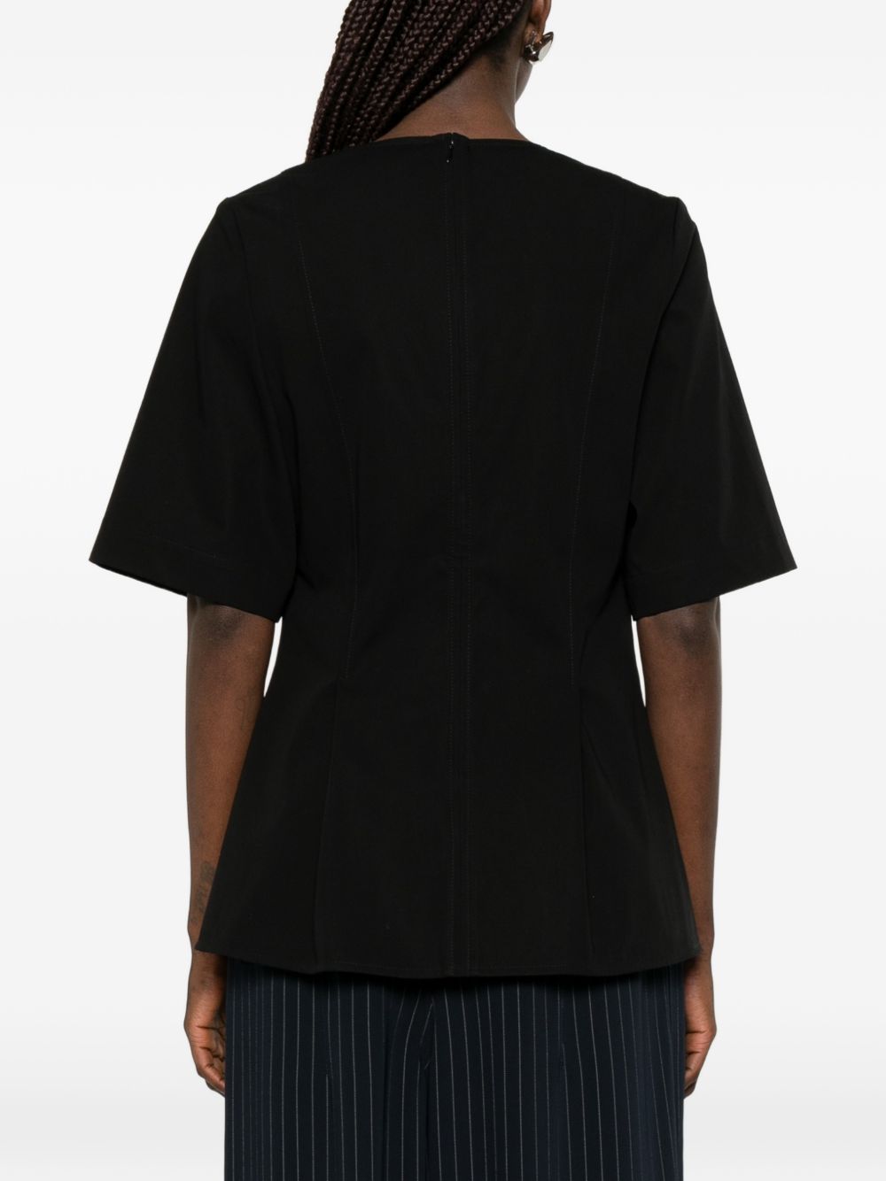 Top in cotone in neroToteme - donna 